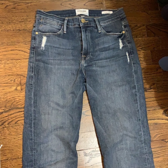 Frame Denim Straight Leg Jeans - Picture 4 of 4